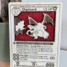 Carte Pokemon Charizard - Bois, paillettes et effet 3D