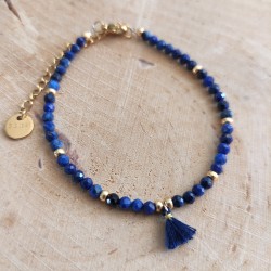 Bracelet Jolly Pompon Bleu